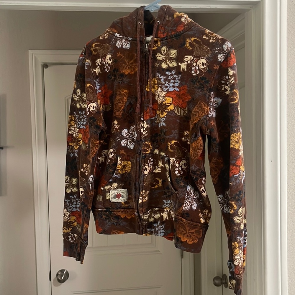 Hawaiian Style Disney Zip Ip Hoodie🌺